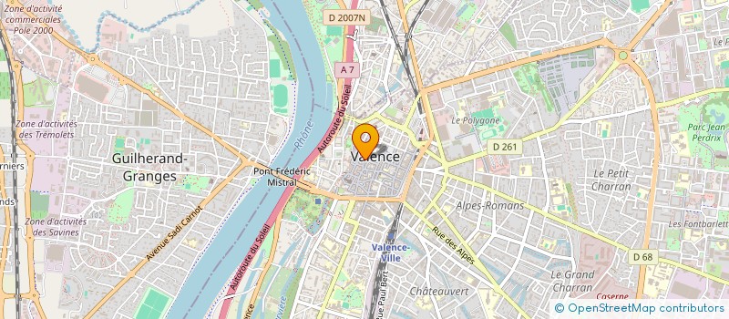 localisation de l'entreprise LOUMAS à VALENCE