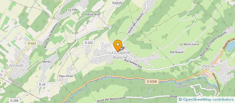 localisation de l'entreprise LOUMAS  LA CHAPELLE-BLANCHE