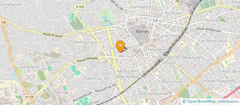 localisation de l'entreprise LOUMAT  NIMES