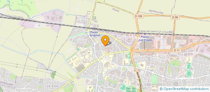 localisation de l'entreprise LOUMAT  PLAISIR