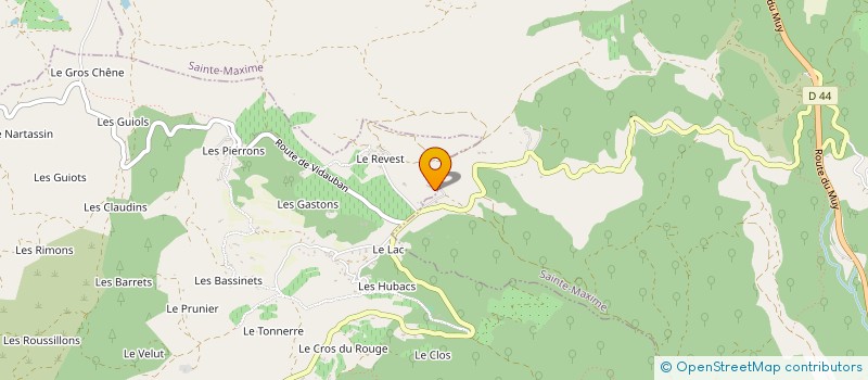 localisation de l'entreprise LOUMAX  SAINTE-MAXIME