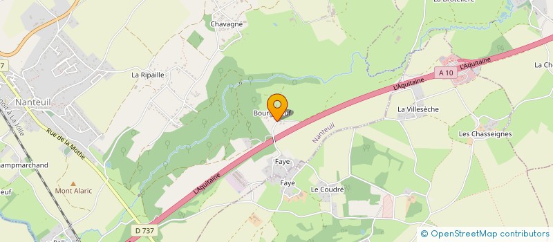 localisation de l'entreprise LOUMAX INVEST  AZAY-LE-BRULE