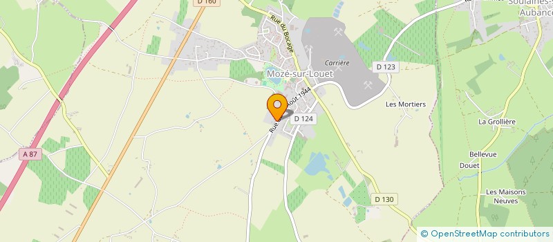 localisation de l'entreprise LOUMAXEL  MOZE-SUR-LOUET