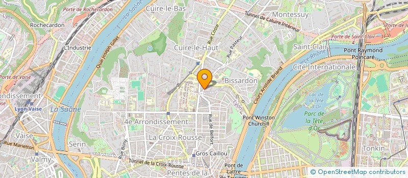 localisation de l'entreprise LOUMAYA  CALUIRE-ET-CUIRE