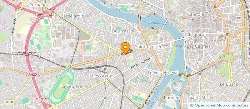 localisation de l'entreprise LOUMBASH à TOULOUSE