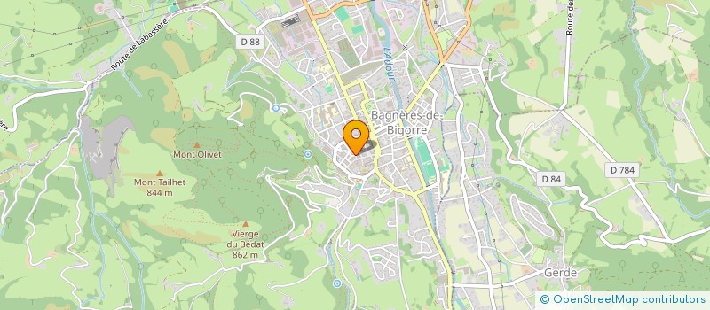 localisation de l'entreprise LOUME  BAGNERES-DE-BIGORRE