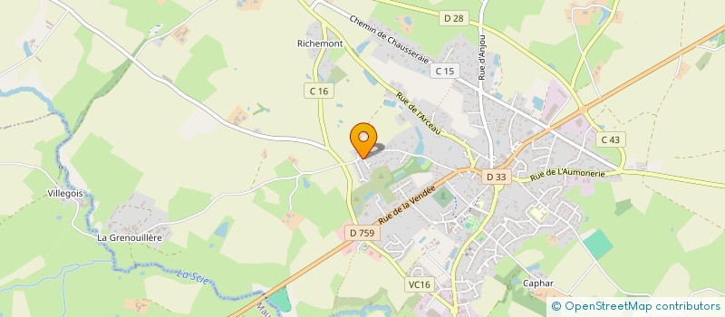 localisation de l'entreprise LOUMI  NUEIL-LES-AUBIERS