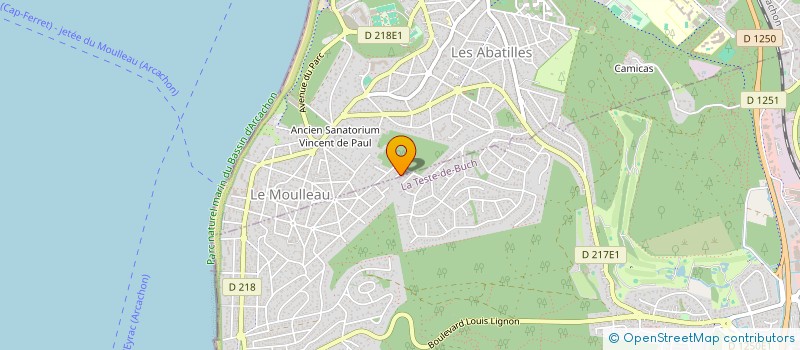 localisation de l'entreprise LOUMIA COACHING  ARCACHON