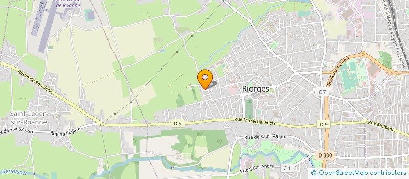 localisation de l'entreprise LOUMIDREY CREA à RIORGES