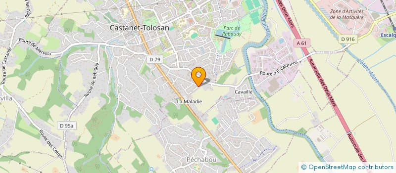 localisation de l'entreprise LOUMILUNA à CASTANET-TOLOSAN