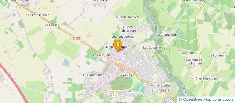 localisation de l'entreprise LOUMITRIS  AIGREFEUILLE-SUR-MAINE