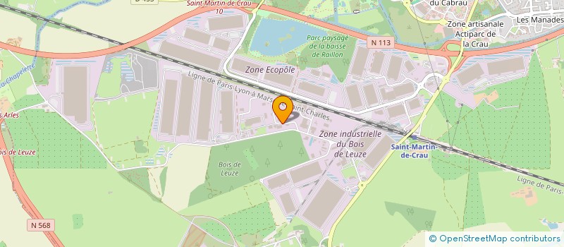 localisation de l'entreprise LOUMY à SAINT-MARTIN-DE-CRAU
