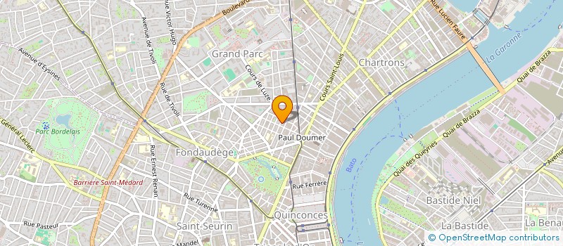 localisation de l'entreprise LOUMY LAB  BORDEAUX