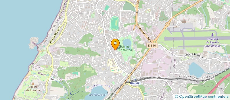localisation de l'entreprise LOUNA à BIARRITZ