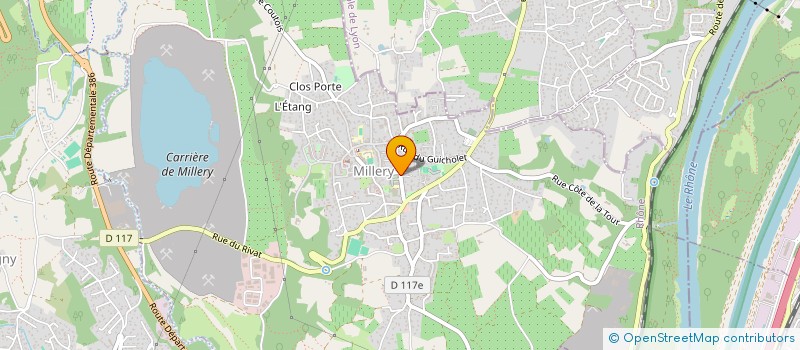 localisation de l'entreprise LOUNA  MILLERY