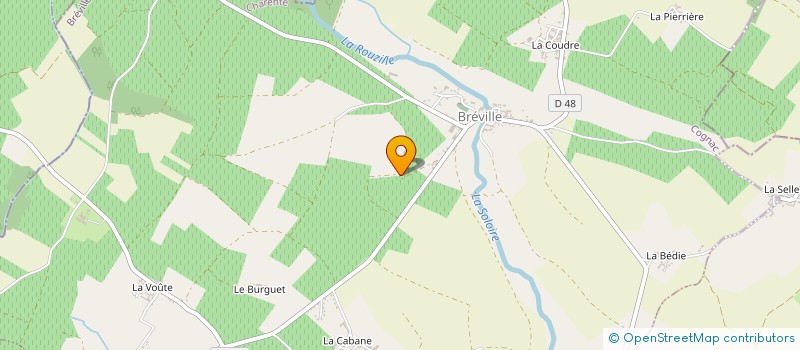 localisation de l'entreprise LOUNA à BREVILLE