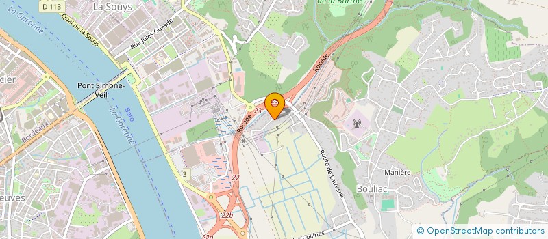 localisation de l'entreprise LOUNA  BOULIAC