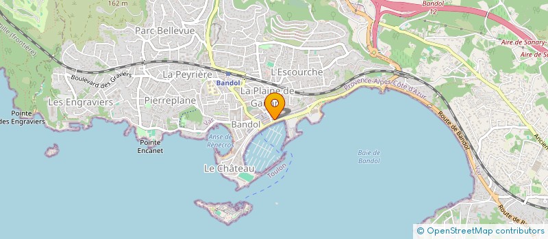localisation de l'entreprise LOUNA à BANDOL