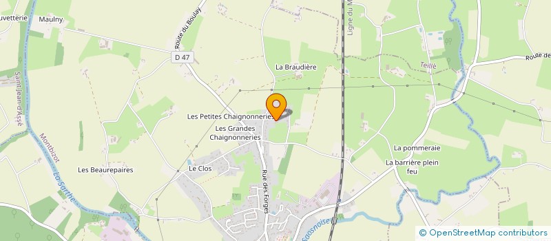 localisation de l'entreprise LOUNA  MONTBIZOT