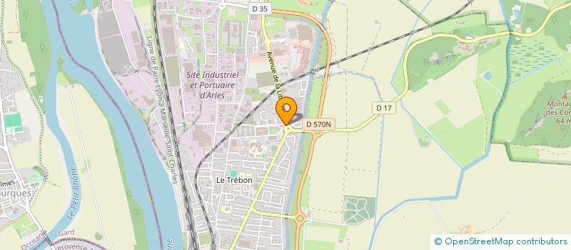 localisation de l'entreprise LOUNA à ARLES
