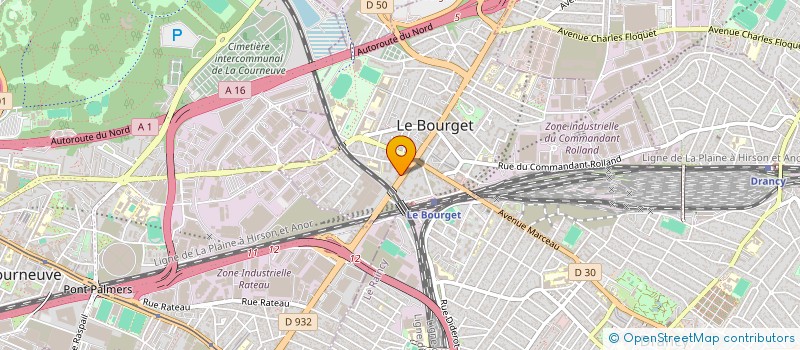 localisation de l'entreprise LOUNA à LE BOURGET