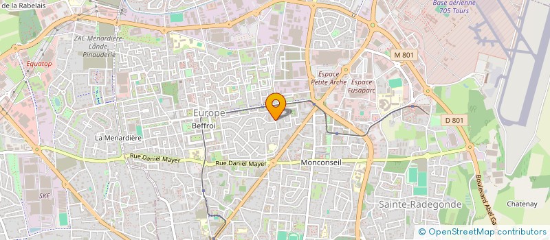 localisation de l'entreprise LOUNA  TOURS