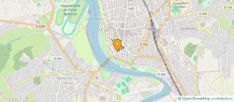 localisation de l'entreprise LOUNA à VICHY