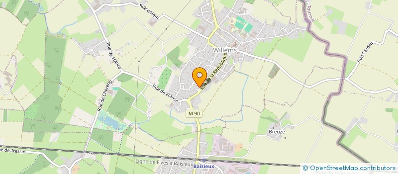 localisation de l'entreprise LOUNA  WILLEMS