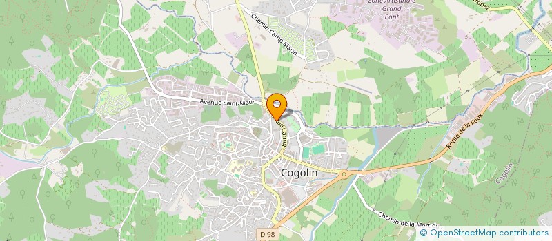 localisation de l'entreprise LOUNA  COGOLIN