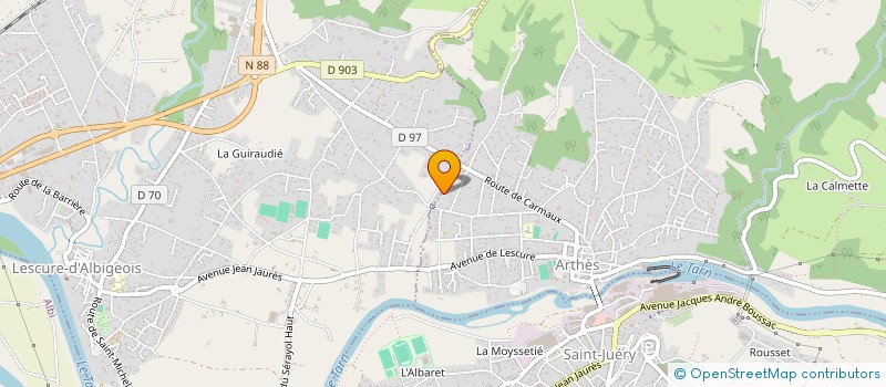 localisation de l'entreprise LOUNA BOIS à ARTHES
