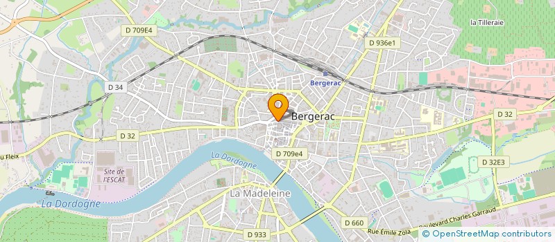 localisation de l'entreprise LOUNA CHOCOLAT à BERGERAC