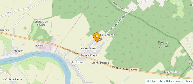 localisation de l'entreprise LOUNA GRANDIT AVEC SOTOS  TROGUES