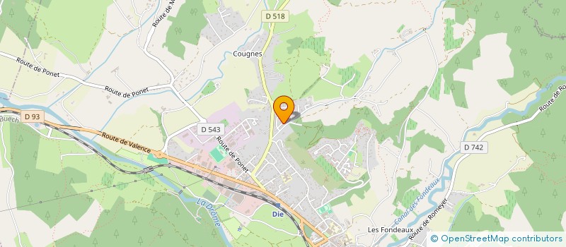 localisation de l'entreprise LOUNA LOCIMMO à DIE