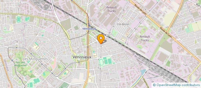 localisation de l'entreprise LOUNA PIZZA  VENISSIEUX