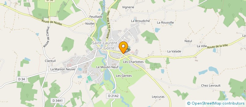 localisation de l'entreprise LOUNACLEM  SAINT-LAURENT-SUR-GORRE