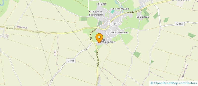 localisation de l'entreprise LOUNAEL  BECELEUF