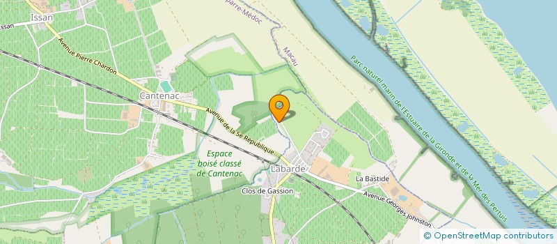 localisation de l'entreprise LOUNAMATT  LABARDE