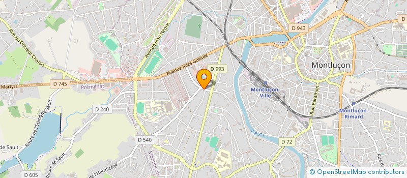 localisation de l'entreprise LOUNAZIK  MONTLUCON