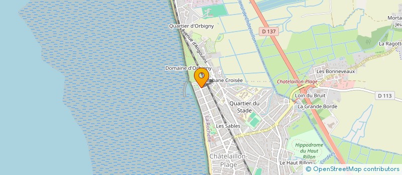 localisation de l'entreprise LOUNGE & CO à CHATELAILLON-PLAGE