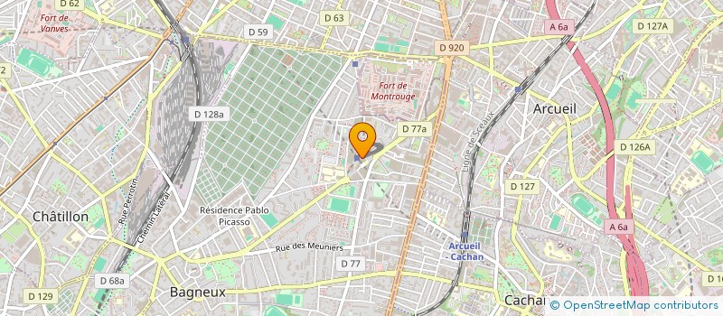 localisation de l'entreprise LOUNICI à BAGNEUX