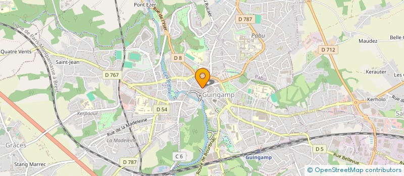 localisation de l'entreprise LOUNIE  GUINGAMP