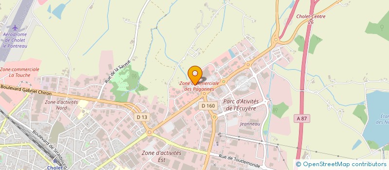 localisation de l'entreprise LOUNIE à CHOLET