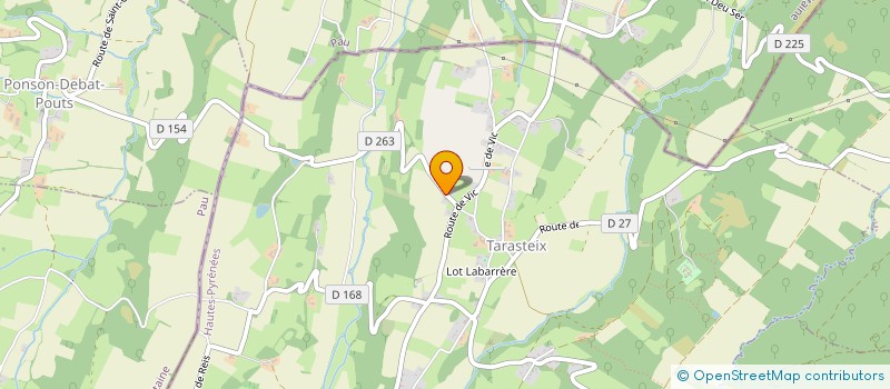 localisation de l'entreprise LOUNIL  TARASTEIX