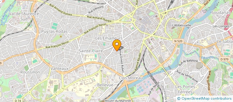 localisation de l'entreprise LOUNILS à LIMOGES
