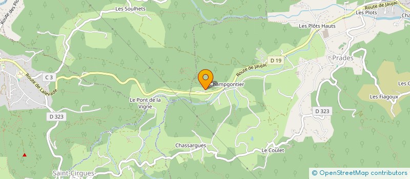 localisation de l'entreprise LOUNNA  LALEVADE-D'ARDECHE