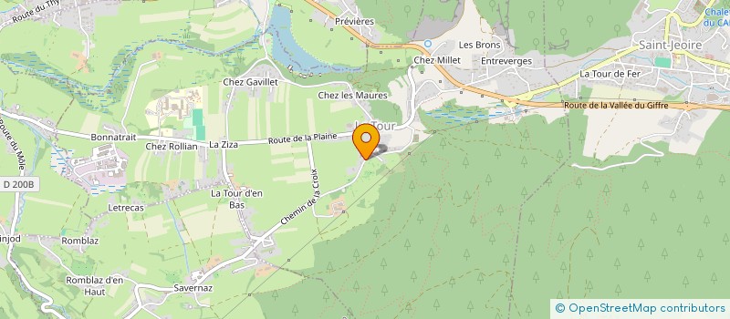 localisation de l'entreprise LOUORBAPT  LA TOUR