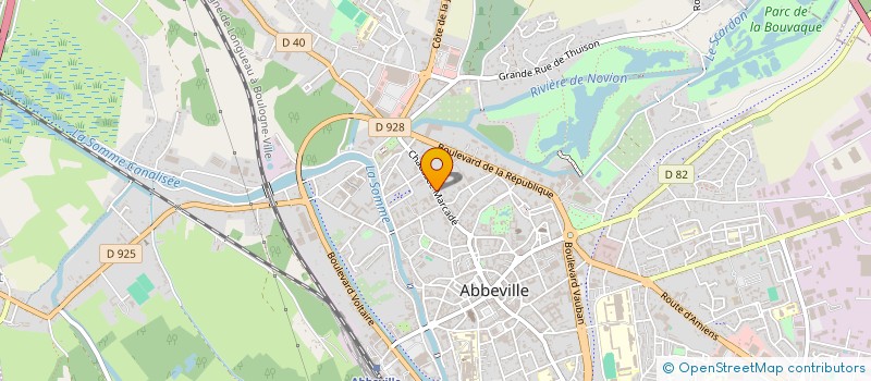 localisation de l'entreprise LOUOULOUIS à ABBEVILLE
