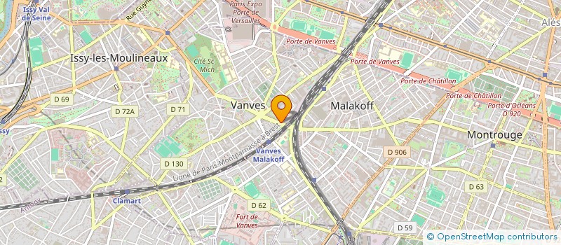 localisation de l'entreprise LOUP  VANVES