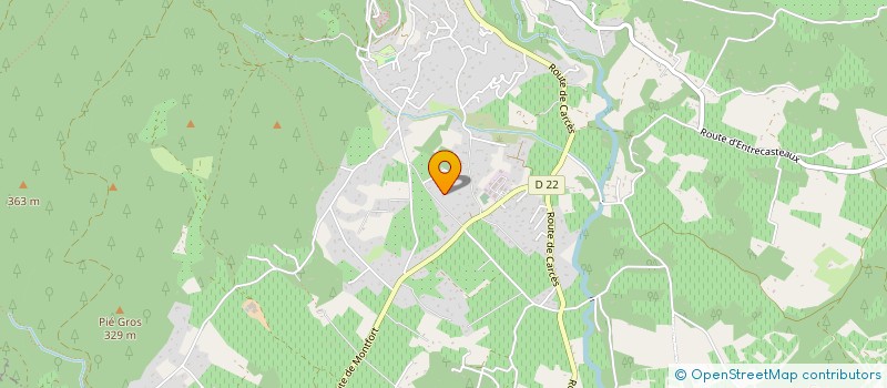 localisation de l'entreprise LOUP A LOUP 48  COTIGNAC