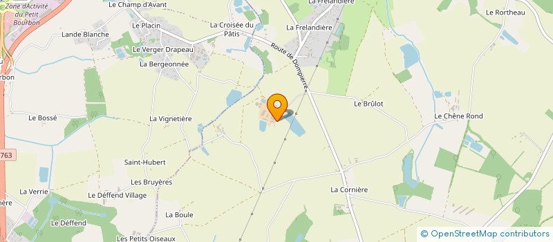 localisation de l'entreprise LOUP AGRI à LES BROUZILS